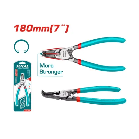 Աքցան տափօղակի կեռ 180մմ սեղմող TOTAL THTJ21804