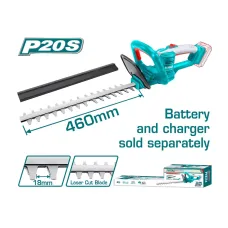 Թուփ էտող գործիք մարտկոցային 20Վ 460մմ TOTAL THTLI20018 Թուփ էտող գործիք մարտկոցային 20Վ 460մմ TOTAL THTLI20018
