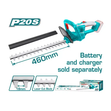 Թուփ էտող գործիք մարտկոցային 20Վ 460մմ TOTAL THTLI20018 Թուփ էտող գործիք մարտկոցային 20Վ 460մմ TOTAL THTLI20018