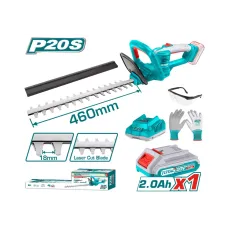 Թուփ էտող գործիք մարտկոցային 20Վ 460մմ (մարտկոցով, լիցքավորիչով) TOTAL THTLI20461