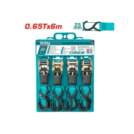 Առձգիչ գոտիներ 0.65 տոննա 6մ TOTAL THTRS065606