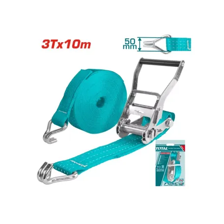 Ժապավեն ճարմանդային 3տ. 10մ TOTAL THTRS3101