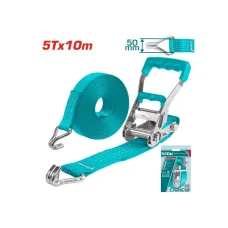 Ժապավեն ճարմանդային 5տ. 10մ TOTAL THTRS5101