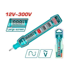 Տեստեր մատիտ թվային 12-300Վ TOTAL THTS33001 Տեստեր մատիտ թվային 12-300Վ TOTAL THTS33001
