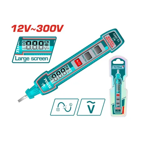 Տեստեր մատիտ թվային 12-300Վ TOTAL THTS33001