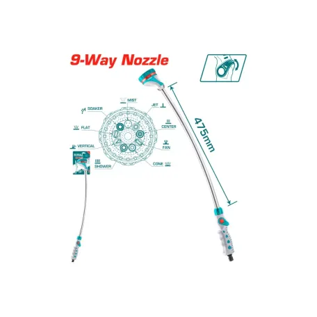 Ջրի ցնցուղ երկար TOTAL THWW092