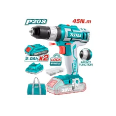 Հարվածային պտուտակադարձիչ մարտկոցային 12Վ 45Նմ (2 մարտկոցով, լիցքավորիչով)TOTAL TIDLI2002