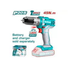 Հարվածային պտուտակադարձիչ մարտկոցային 20Վ 45Նմ TOTAL TIDLI201455