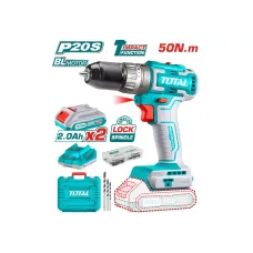 Հարվածային պտուտակադարձիչ մարտկոցային 20Վ 50Նմ (2 մարտկոցով, լիցքավորիչով) TOTAL TIDLI20508