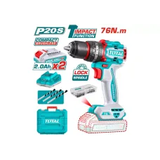 Հարվածային պտուտակադարձիչ մարտկոցային (2 մարտկոց, 1 լիցքավորիչ) 20Վ 76Նմ TOTAL TIDLI20768