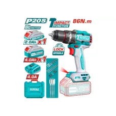 Հարվածային պտուտակադարձիչ մարտկոցային 20Վ 86Նմ TOTAL TIDLI20868