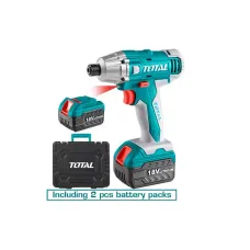 Հարվածային պտուտակադարձիչ մարտկոցային 18Վ 120Նմ (2 մարտկոցով, լիցքավորիչով) TOTAL TIDLI228181