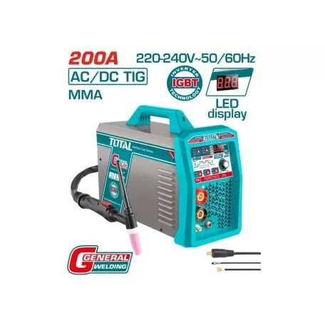 Եռակցման սարք (ինվենտոր) TOTAL TIGACDC2001 200A