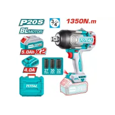 Հարվածային մանեկադարձիչ մարտկոցային TOTAL TIWLI20135 20Վ 1350Նմ