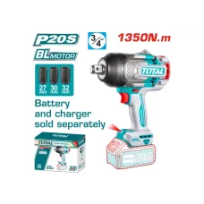 Հարվածային մանեկադարձիչ մարտկոցային TOTAL TIWLI201351 20Վ 1350Նմ