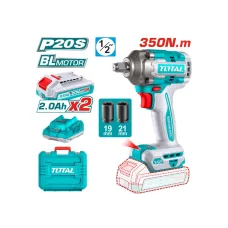 Հարվածային մանեկադարձիչ մարտկոցային TOTAL TIWLI2035 20Վ 350Նմ