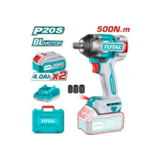 Հարվածային մանեկադարձիչ մարտկոցային TOTAL TIWLI2050 20Վ 500Նմ