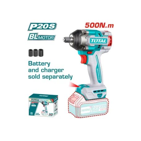 Հարվածային մանեկադարձիչ մարտկոցային TOTAL TIWLI20501 20Վ 500Նմ