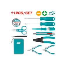 Էլեկտրիկի գործիքների հավաքածու TOTAL TKETS0111 11կտոր Էլեկտրիկի գործիքների հավաքածու TOTAL TKETS0111 11կտոր