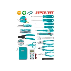 Էլեկտրիկի գործիքների հավաքածու TOTAL TKETS0261 26կտոր Էլեկտրիկի գործիքների հավաքածու TOTAL TKETS0261 26կտոր
