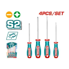 Պտուտակահանների հավաքածու 4 հատ TOTAL TKSDS0426