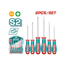 Պտուտակահանների հավաքածու 6 հատ TOTAL TKSDS0626