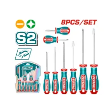 Պտուտակահանների հավաքածու 8 հատ TOTAL TKSDS0826