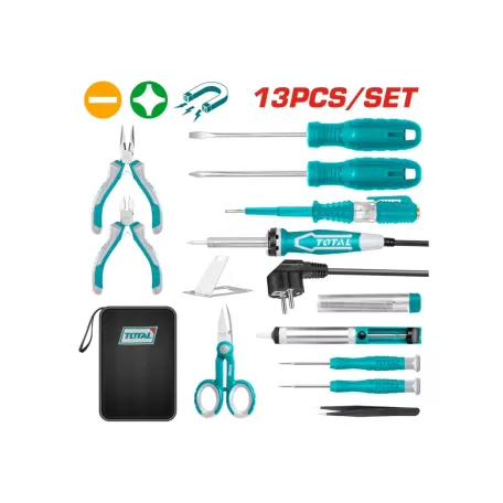 Գործիքների հավաքածու TOTAL TKTTSK0132 13կտոր