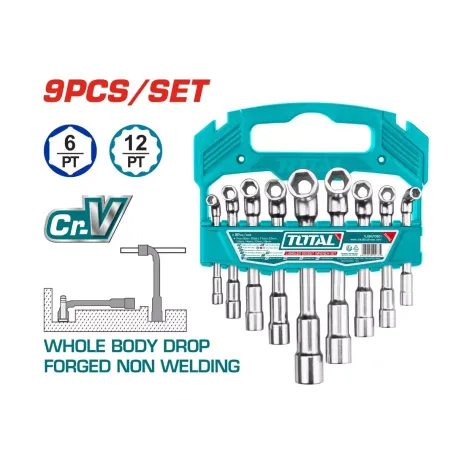 Անկյունային բանալիների հավաքածու 9կտոր TOTAL TLASWT0901