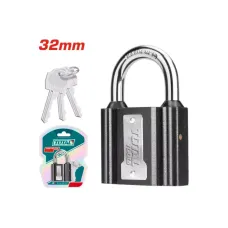 Կախովի կողպեք երկաթյա 3 բանալի 32մմ TOTAL TLK31321