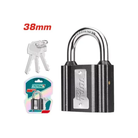 Կախովի կողպեք երկաթյա 3 բանալի 37մմ TOTAL TLK31381