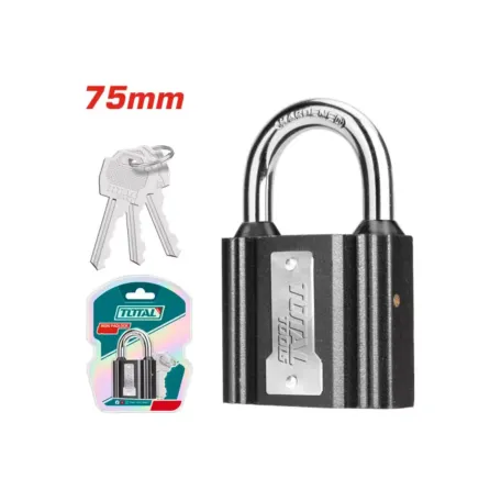 Կախովի կողպեք երկաթյա 3 բանալի 75մմ TOTAL TLK31751