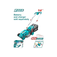 Խոտհնձիչ մարտկոցային 40Վ (2x20Վ) 340մմ TOTAL TLMLI2014 Խոտհնձիչ մարտկոցային 40Վ (2x20Վ) 340մմ TOTAL TLMLI2014