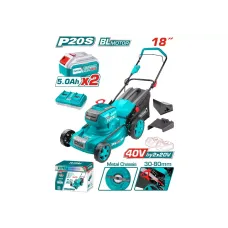 Խոտհնձիչ մարտկոցային 20Վ 30-80մմ (2 մարտկոցով, լիցքավորիչով) TOTAL TLMLI20186 Խոտհնձիչ մարտկոցային 20Վ 30-80մմ (2 մարտկոցով, լիցքավորիչով) TOTAL TLMLI20186