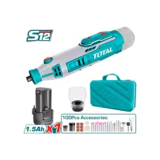 Գրավեր մարտկոցային TOTAL TMGLI12011 12Վ (100 աքսեսուար)