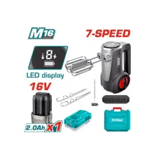 Խոհանոցային խառնիչ մարտկոցային 16Վ TOTAL TMK023K