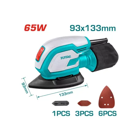 Հղկող մեքենա էլեկտրական 65W TOTAL TMS6505