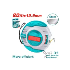 Մետր մետաղյա ժապավենով 20մ TOTAL TMT11206 Մետր մետաղյա ժապավենով 20մ TOTAL TMT11206