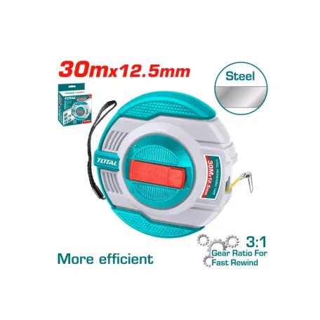 Մետր մետաղյա 30մ TOTAL TMT11306 Մետր մետաղյա 30մ TOTAL TMT11306