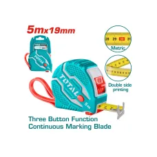 Չափիչ ժապավեն 5մx19մմ TOTAL TMT126051M