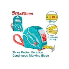 Չափիչ ժապավեն 5մx25մմ TOTAL TMT126052M