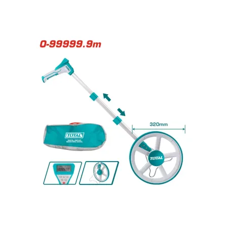 Մետր թվային անիվով TOTAL TMT19923