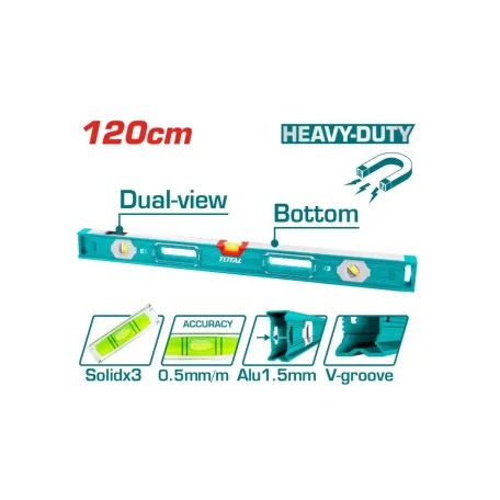 Հարթաչափ մագնիսով 120սմ TOTAL TMT212056