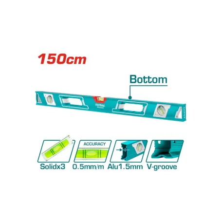 Հարթաչափ 150սմ ինդուստրիալ TOTAL TMT215086 Հարթաչափ 150սմ ինդուստրիալ TOTAL TMT215086