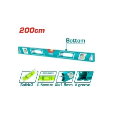 Հարթաչափ 200սմ ինդուստրիալ TOTAL TMT220086 Հարթաչափ 200սմ ինդուստրիալ TOTAL TMT220086