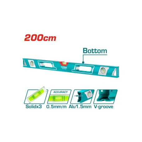 Հարթաչափ 200սմ  ինդուստրիալ TOTAL TMT220086