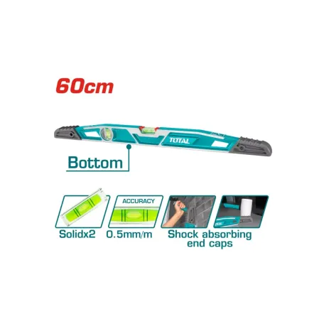 Հարթաչափ հարվածային 60սմ TOTAL TMT221606