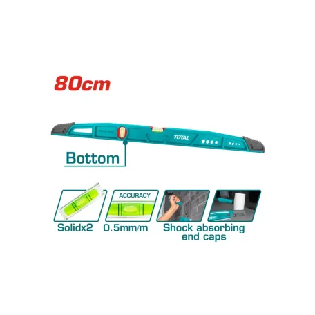 Հարթաչափ հարվածային 80սմ TOTAL TMT221806