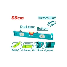 Հարթաչափ մագնիսով 60սմ  TOTAL TMT26056