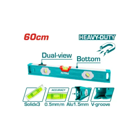 Հարթաչափ մագնիսով 60սմ  TOTAL TMT26056